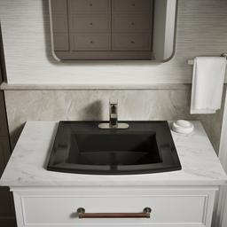 Archer 22-3/4'' rectangular drop-in bathroom sink - image 8