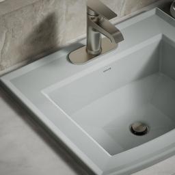 Archer 22-3/4'' rectangular drop-in bathroom sink - image 7