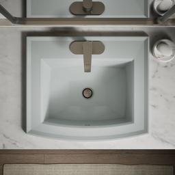 Archer 22-3/4'' rectangular drop-in bathroom sink - image 9