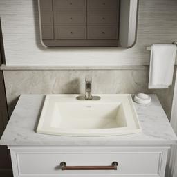 Archer 22-3/4'' rectangular drop-in bathroom sink - image 8