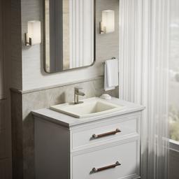 Archer 22-3/4'' rectangular drop-in bathroom sink - image 4