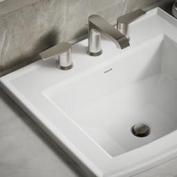 Archer 22-3/4'' rectangular drop-in bathroom sink - image 7