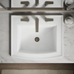 Archer 22-3/4'' rectangular drop-in bathroom sink - image 9