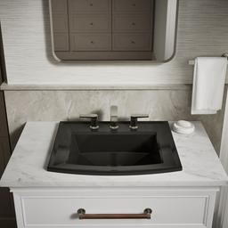 Archer 22-3/4'' rectangular drop-in bathroom sink - image 8