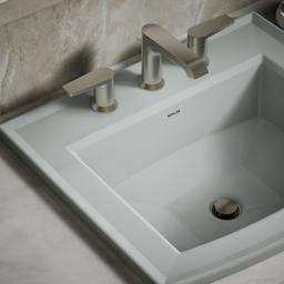 Archer 22-3/4'' rectangular drop-in bathroom sink - image 7
