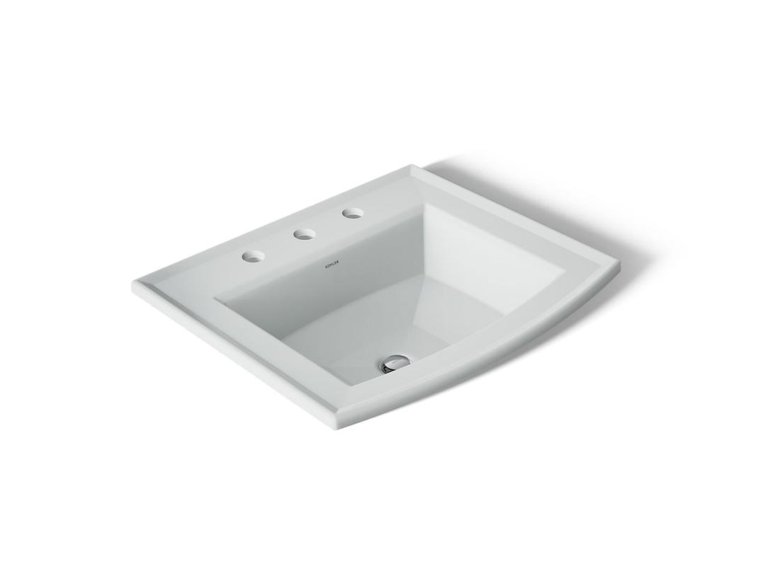 Archer 22-3/4'' rectangular drop-in bathroom sink by Kohler