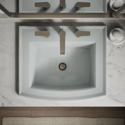 Archer 22-3/4'' rectangular drop-in bathroom sink - image 9