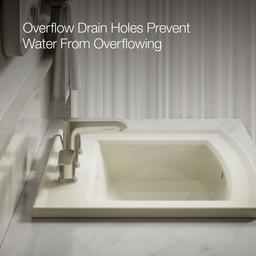 Archer 22-3/4'' rectangular drop-in bathroom sink - image 6