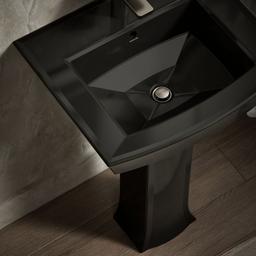 Archer 24'' rectangular pedestal bathroom sink - image 6