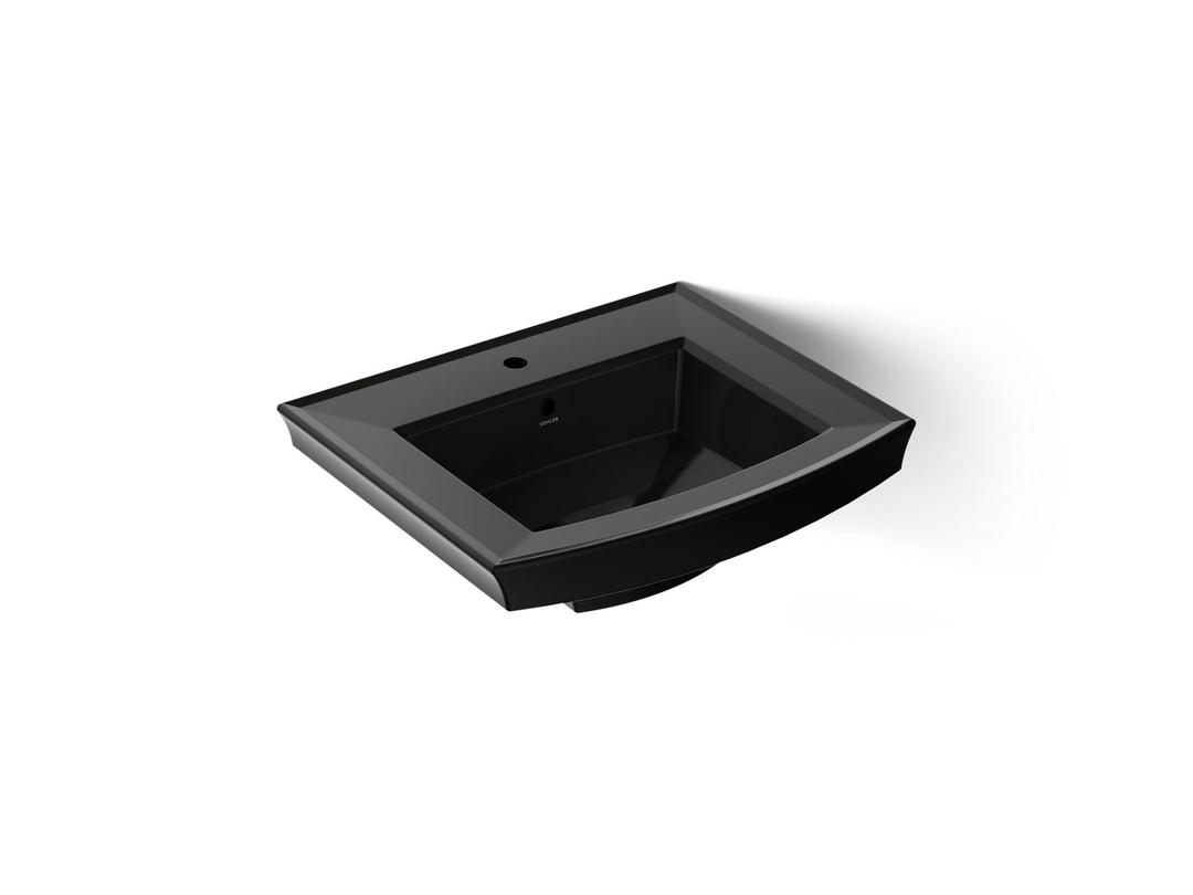 Archer 24'' rectangular pedestal bathroom sink by Kohler