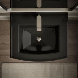 Archer 24'' rectangular pedestal bathroom sink - image 9