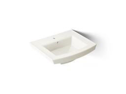 Archer 24'' rectangular pedestal bathroom sink - image 1