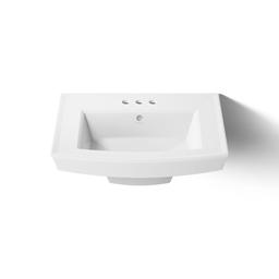 Archer 24'' rectangular pedestal bathroom sink - image 12