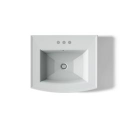 Archer 24'' rectangular pedestal bathroom sink - image 11