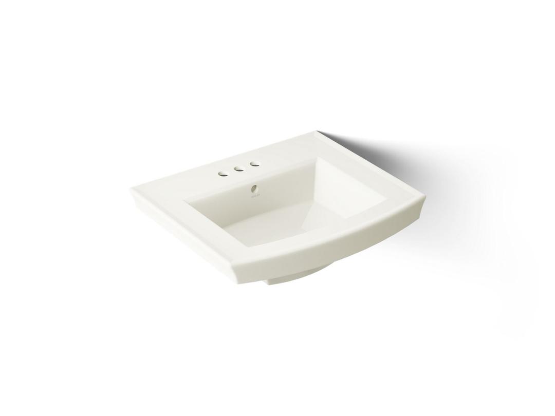 Archer 24'' rectangular pedestal bathroom sink by Kohler