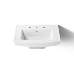 Archer 24'' rectangular pedestal bathroom sink - image 11