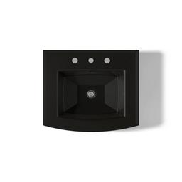 Archer 24'' rectangular pedestal bathroom sink - image 9