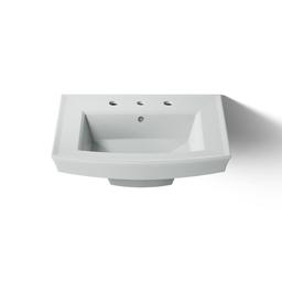 Archer 24'' rectangular pedestal bathroom sink - image 12