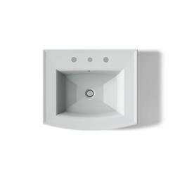 Archer 24'' rectangular pedestal bathroom sink - image 11