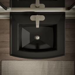 Archer 24'' rectangular pedestal bathroom sink - image 9