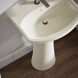 Cimarron 22-3/4'' rectangular pedestal bathroom sink - image 6