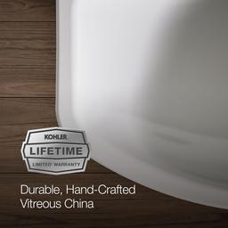 Cimarron 22-3/4'' rectangular pedestal bathroom sink - image 9