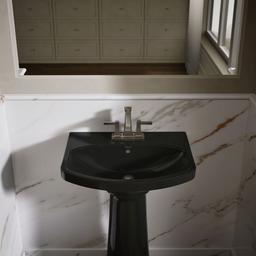 Cimarron 22-3/4'' rectangular pedestal bathroom sink - image 7