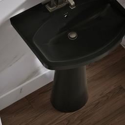 Cimarron 22-3/4'' rectangular pedestal bathroom sink - image 5