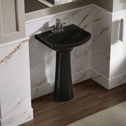 Cimarron 22-3/4'' rectangular pedestal bathroom sink - image 2