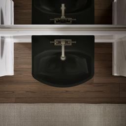 Cimarron 22-3/4'' rectangular pedestal bathroom sink - image 8