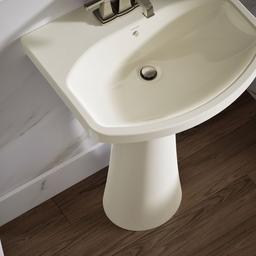 Cimarron 22-3/4'' rectangular pedestal bathroom sink - image 5