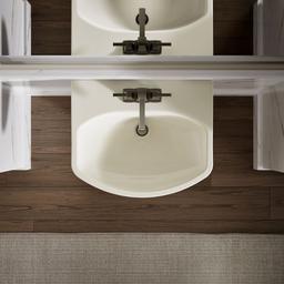 Cimarron 22-3/4'' rectangular pedestal bathroom sink - image 8