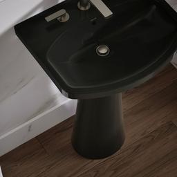 Cimarron 22-3/4'' rectangular pedestal bathroom sink - image 6