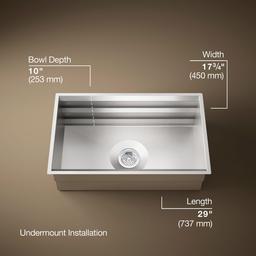 Kohler | Prolific | Kitchen Sink - Stainless Steel - image 3