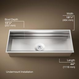 Kohler | Prolific | Kitchen Sink - Stainless Steel - image 3