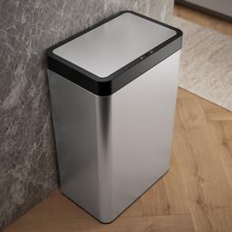 13-gallon touchless stainless steel trash can - image 7