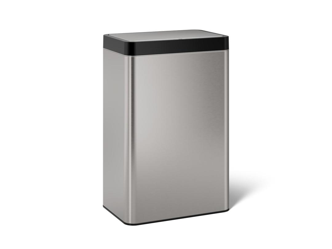 13-gallon touchless stainless steel trash can by Kohler