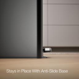 13-gallon stainless steel slim step trash can with bifold lid - image 11