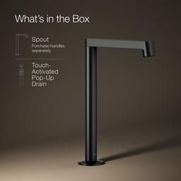 Components Bathroom sink faucet spout with Row design, 1.2 gpm - image 2