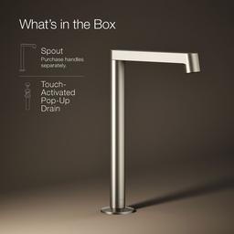 Components Bathroom sink faucet spout with Row design, 1.2 gpm - image 2