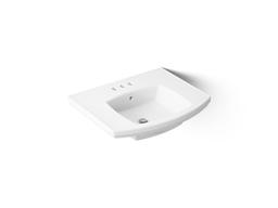 Kelston 23-3/4'' rectangular pedestal bathroom sink - image 1