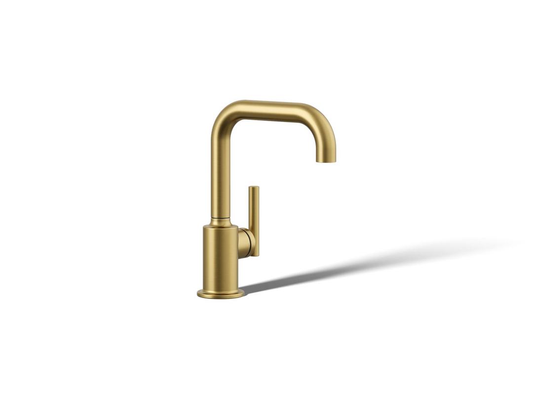 Kohler Purist Beverage Faucet - Vibrant Brushed Moderne Brass by Kohler