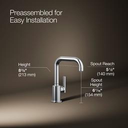 Kohler Purist Beverage Faucet - Polished Chrome - image 3