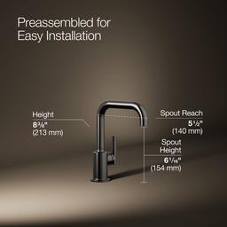 Kohler Purist Beverage Faucet - Vibrant Titanium - image 3