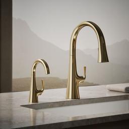 Graze Beverage faucet - Vibrant French Gold - image 4