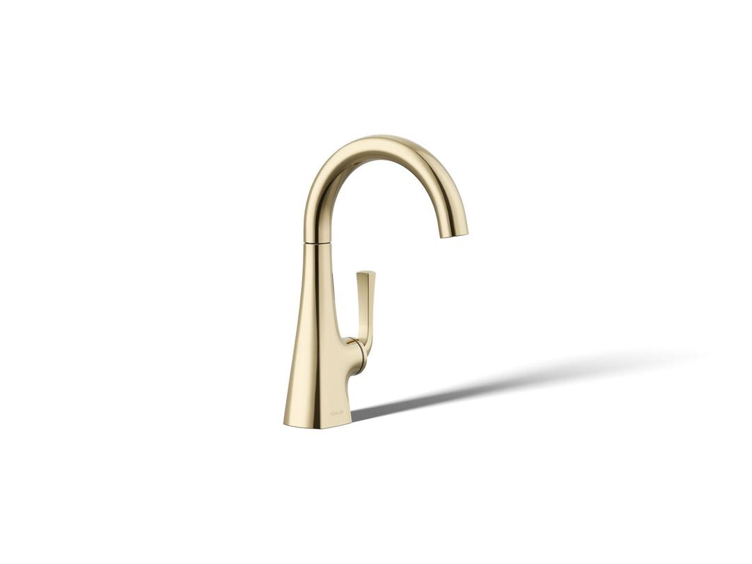 Graze Beverage faucet - Vibrant French Gold by Kohler