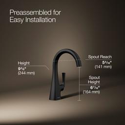 Graze Beverage faucet - Matte Black - image 3