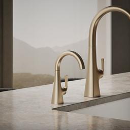 Graze Beverage faucet - Vibrant Brushed Bronze - image 2