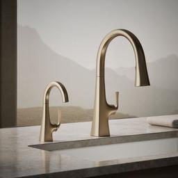 Graze Beverage faucet - Vibrant Brushed Bronze - image 4