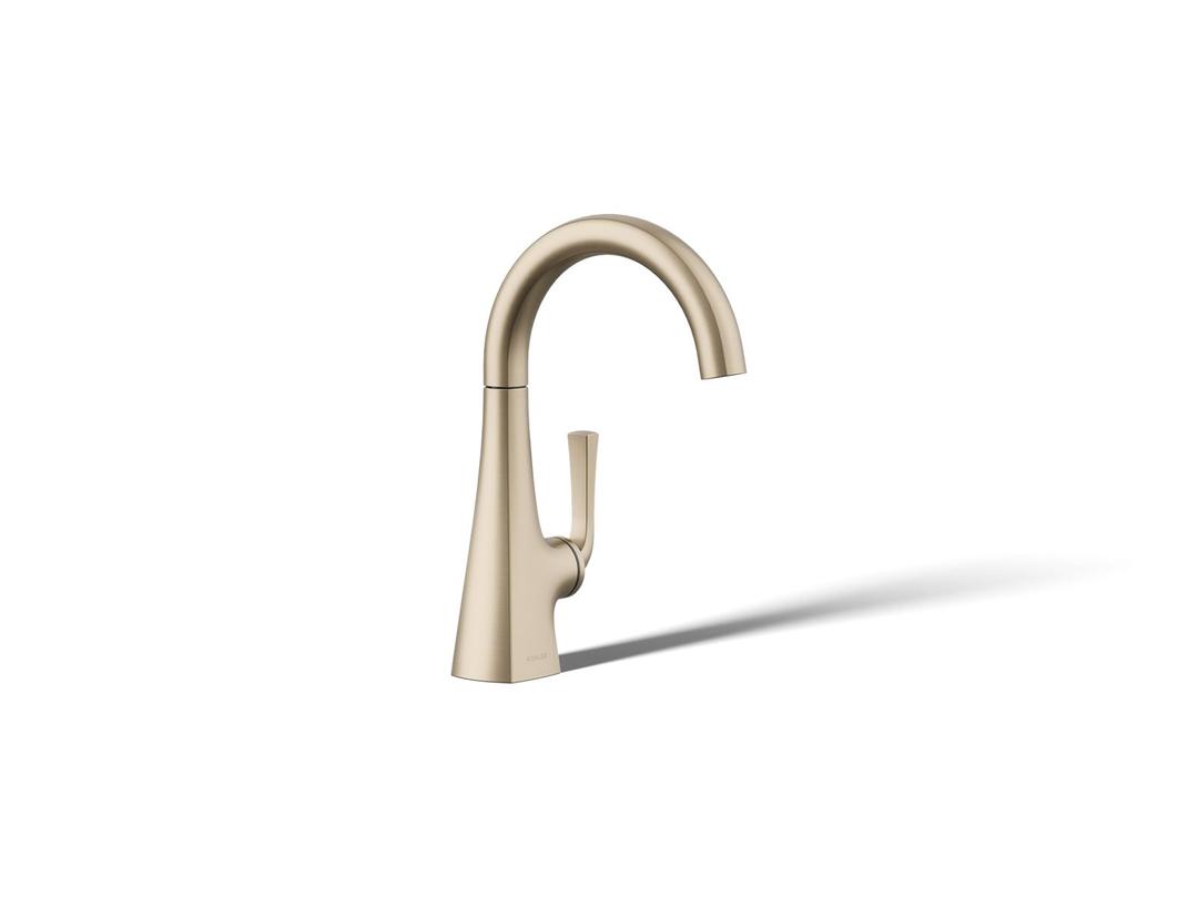 Graze Beverage faucet - Vibrant Brushed Bronze by Kohler